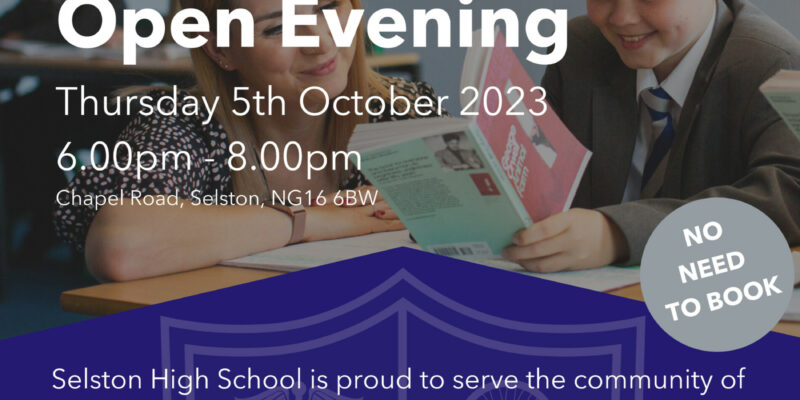 Register your interest for our OPEN EVENING - Thurs 5th Oct 6-8pm