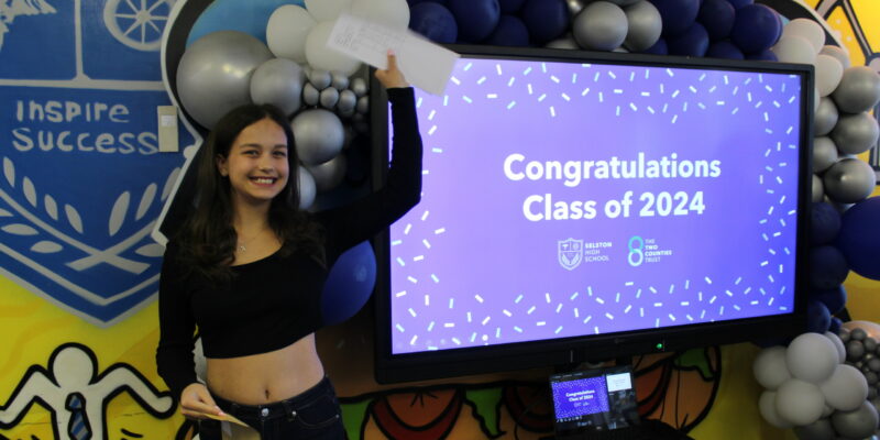 Students celebrate exam success