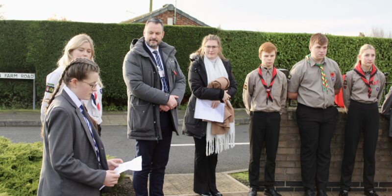 Selston High School Honours Local Heroes on Remembrance Day