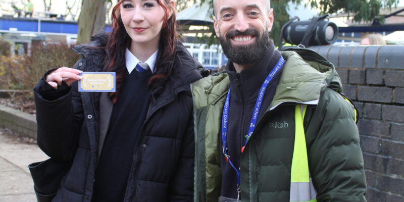 Festive Gold Ticket Fever Hits Selston High