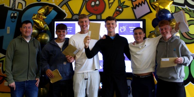 Students Celebrate Exam Success